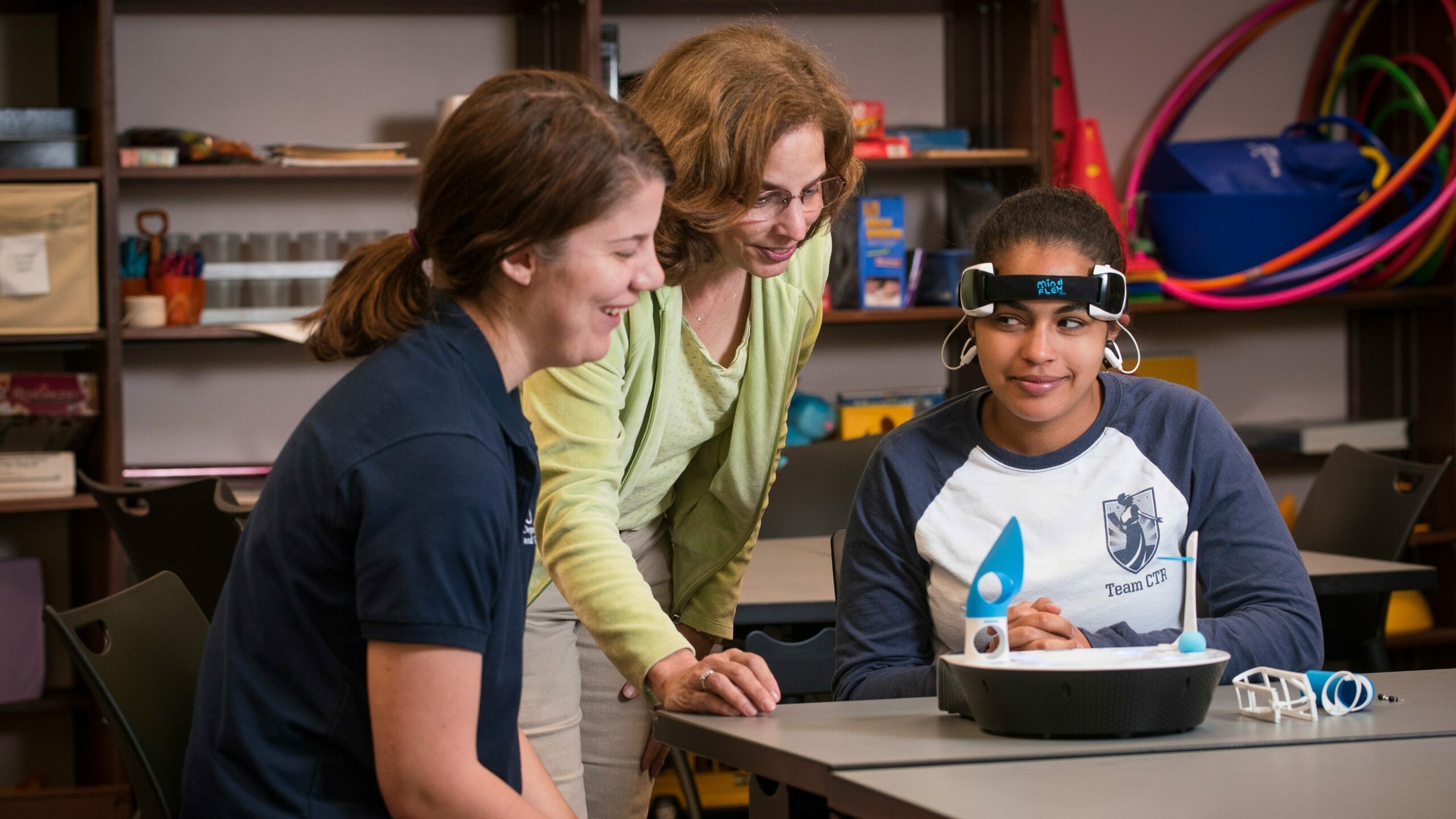 Community and Therapeutic Recreation students work at the TR Lab