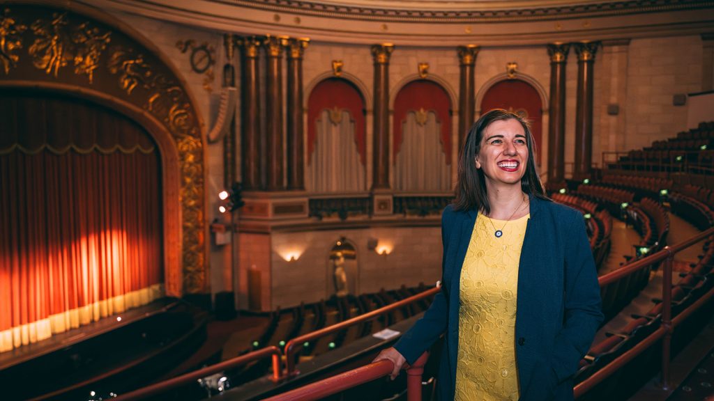Allie Arpajian ’18 MS, ’18 PBC, Carolina Theatre executive director